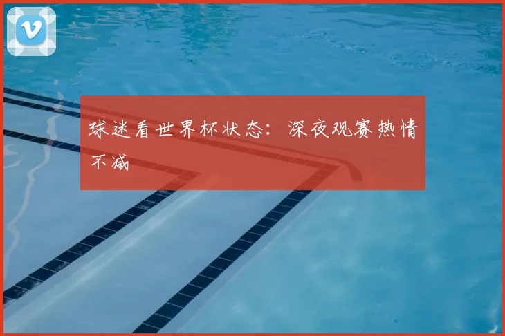 球迷看世界杯状态：深夜观赛热情不减